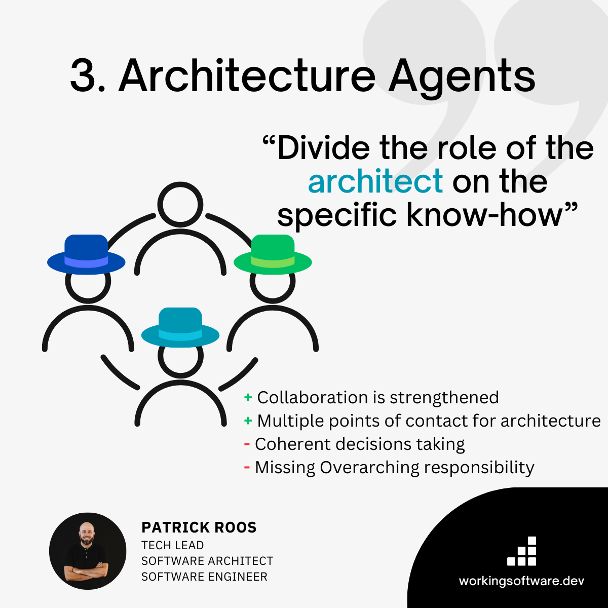 Four Types Of The Software Architect's Role in Product Teams