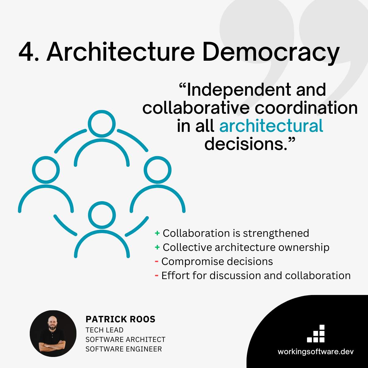 Four Types Of The Software Architect's Role in Product Teams